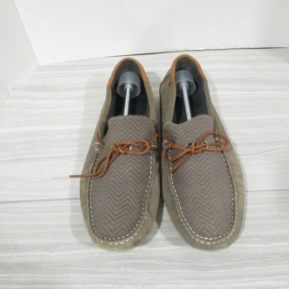 MIKE KONO TAUPE SUEDE DRIVING MOCS/LOAFER - Picture 4 of 9